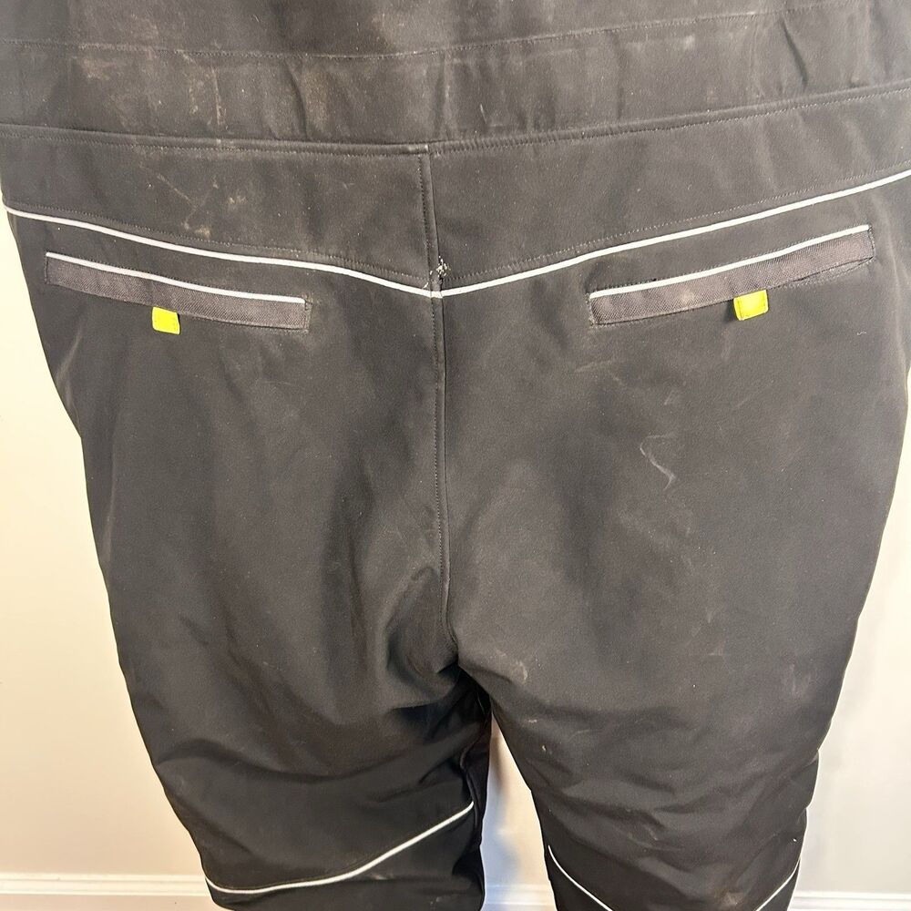 RefrigiWear 0795R Insulated Freezer Bib Overalls Black Size 5XL Cold Weather - Picture 11 of 14